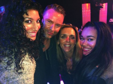 Ik, Jeroen, Angelique en Romy